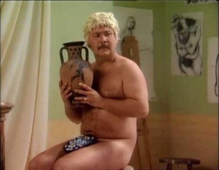 Неожиданный конфуз натурщика (ВИДЕО)