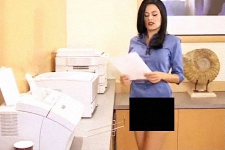 Выпуск новостей для любителей пофапать на ведущих (ВИДЕО)